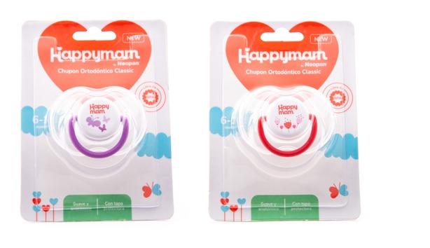 CHUPON ORTODONTICO 6-18M HAPPYMAM NIÑA